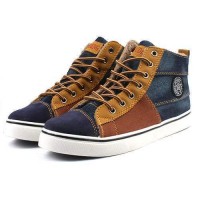 Baskets Sneakers Homme Toile jean fourre...